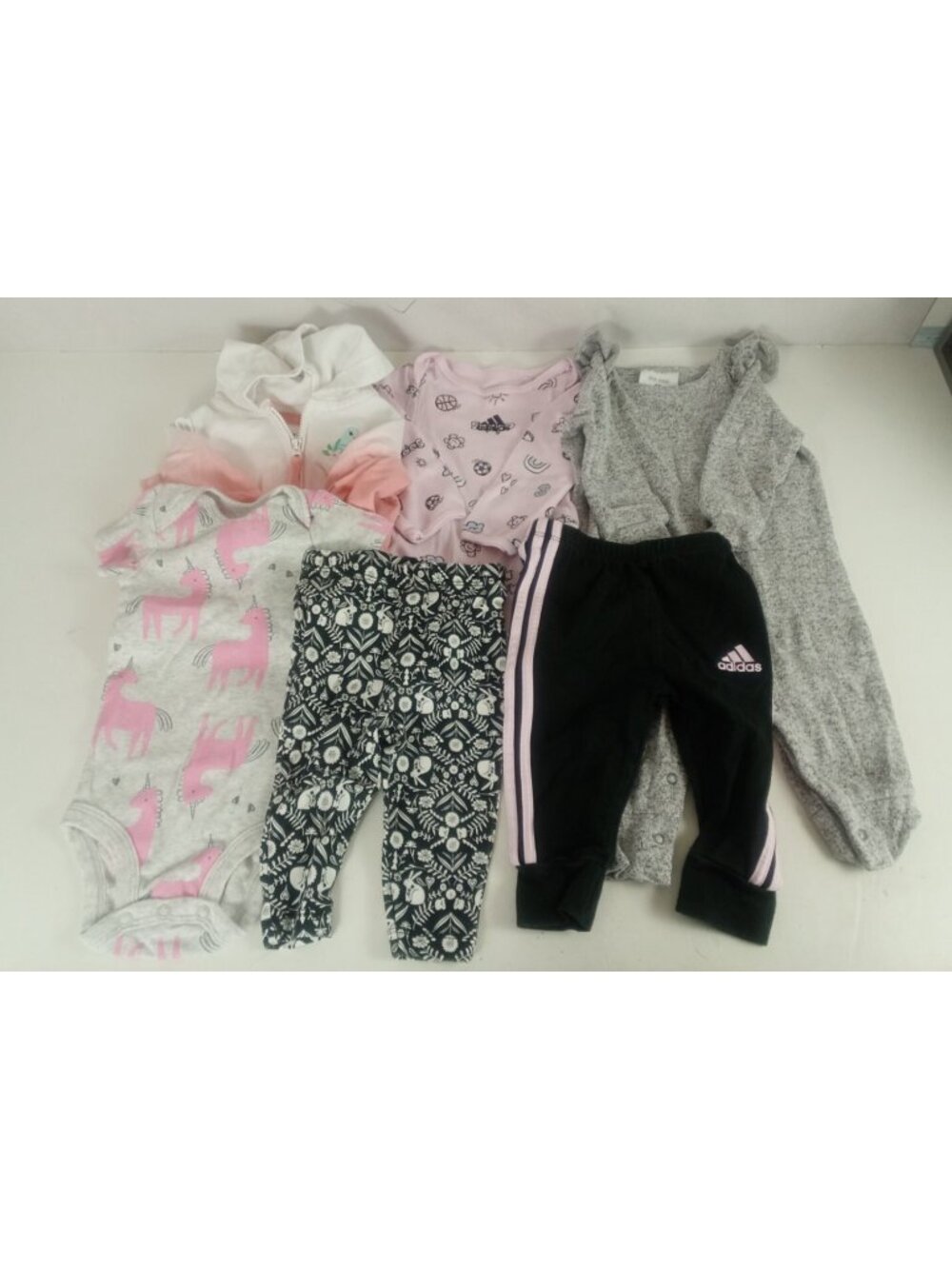 Girl Clothes Size 6 Months Mixed Brands Lot Of 6 Pieces (A)